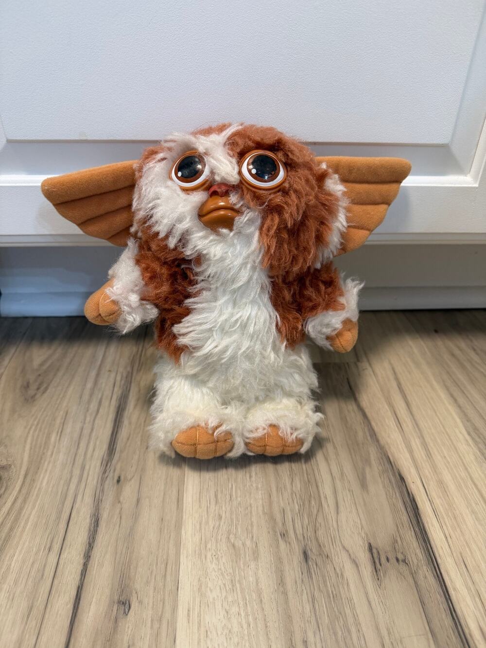 Vintage Gizmo Mogwai HASBRO SOFTIES Plush 1984 Gremlins Movie With Squeak Sound